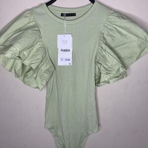 Zara Green Bodysuit